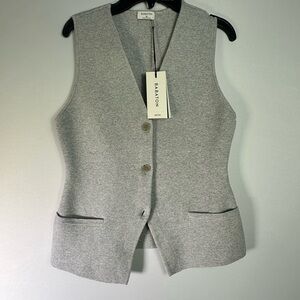 Aritzia- Babaton Light Gray Knit Top